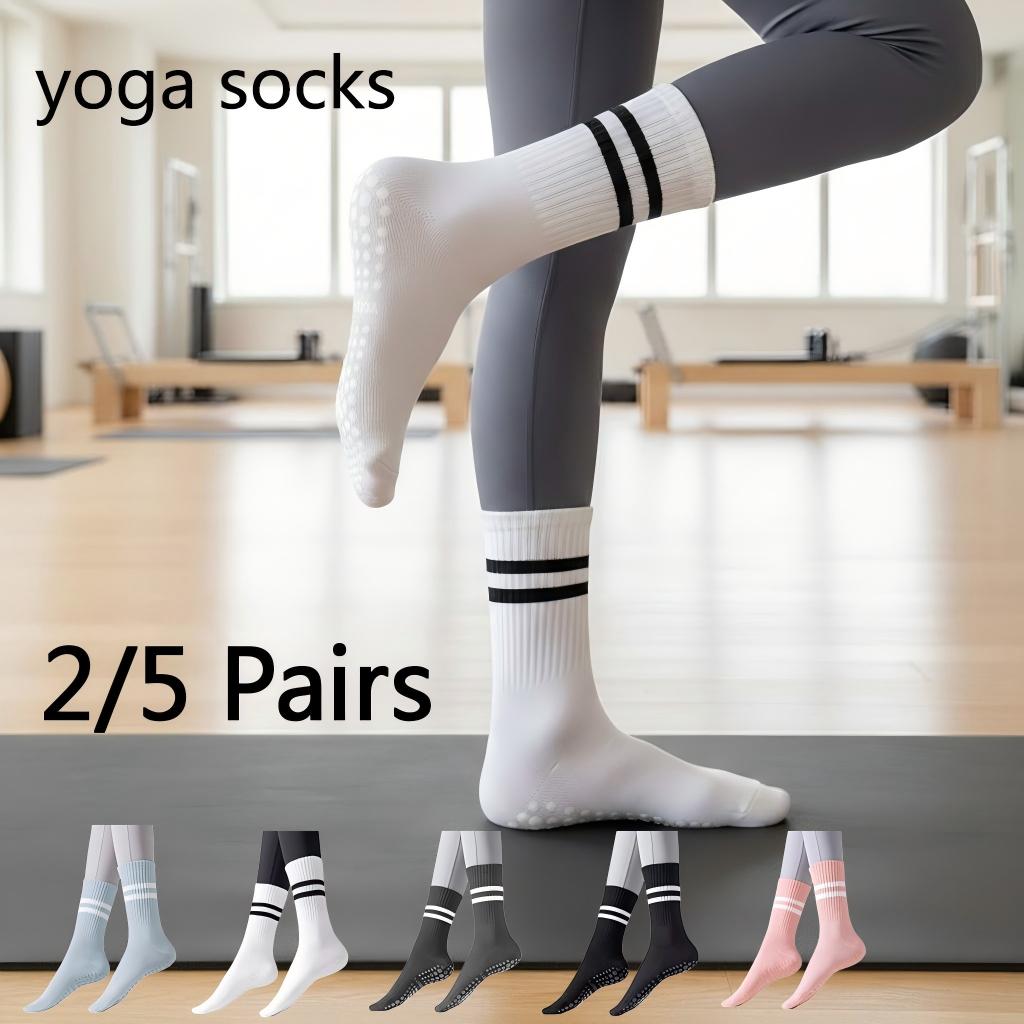 Yoga Fitness Pilates - Rutschfeste Yoga-Socken für Damen, griffige Pilates-Socken,
