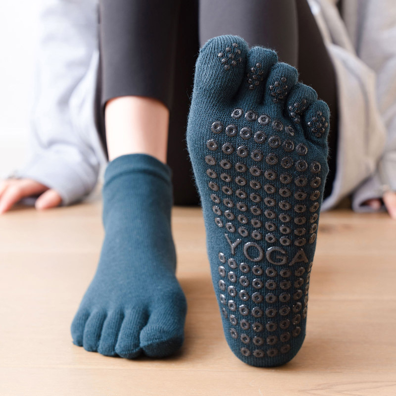 Yoga Fitness Women - Anti-Slip Frauen Pilates Socken Fünf Zehen