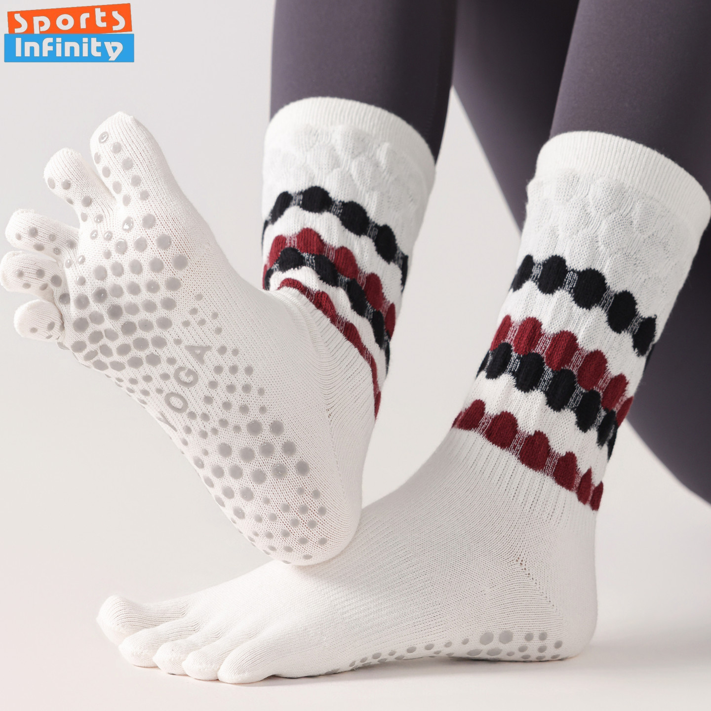Yoga Fitness Pilates - Mode Fünf Finger Yoga Socken Anti
