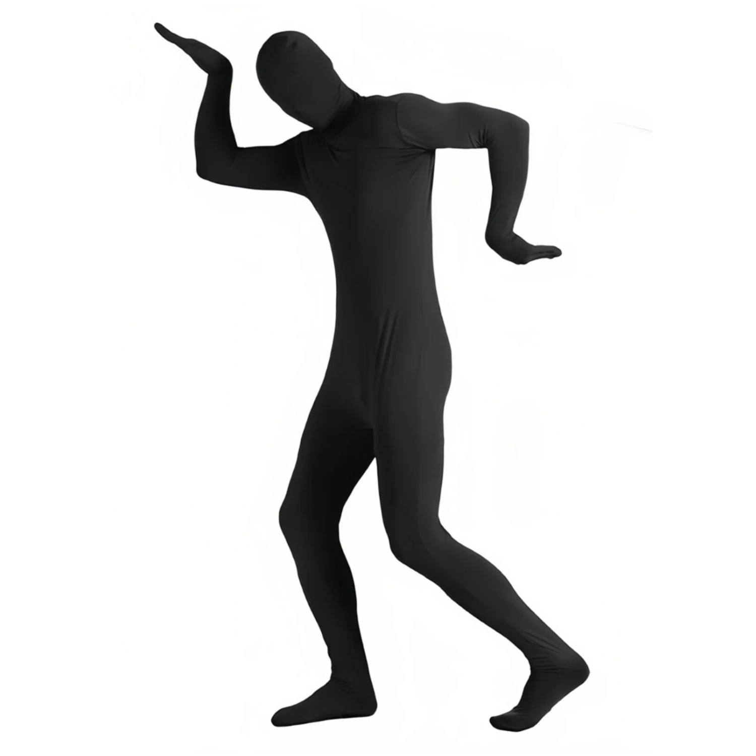 Yoga Fitness Pilates - Schwarzer Ganzkörper-Spandex-Jumpsuit Unisex Stretch-Zentai-Anzug für Tanz