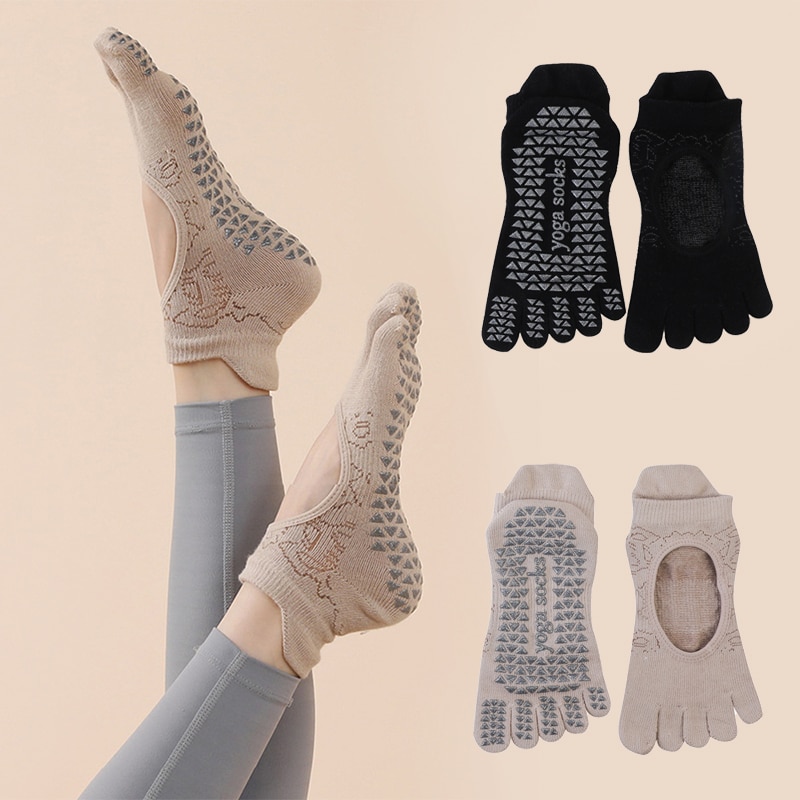 Frauen Yoga Zehen socken hochw – Yoga Fitness Pilates Bewertung und Preis