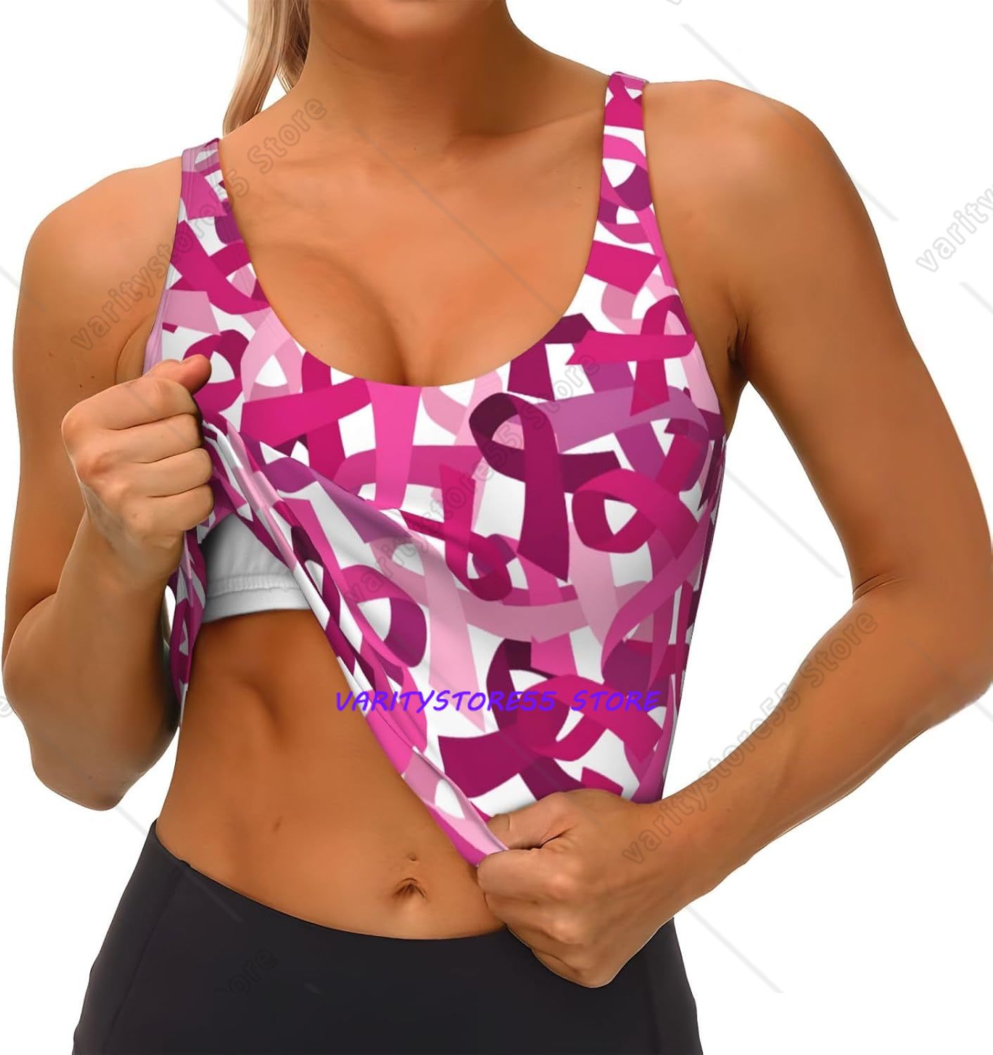 Brustkrebs-Bewusstseins-Tankto – Yoga Overall Fitness Bewertung und Preis