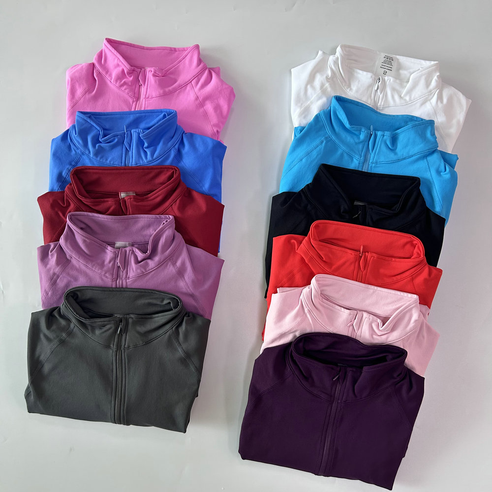 No Logo Yoga-Jacke mit halbem  – Yoga Fitness Women Bewertung und Preis